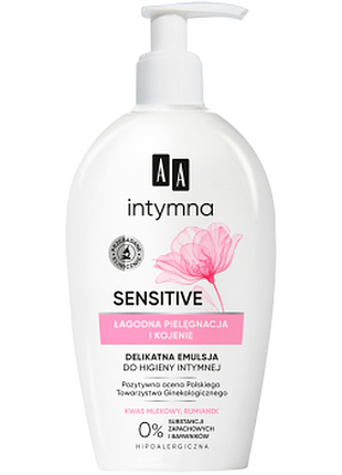 Эмульсия для интимной гигиены aa intimate sensitive emulsion для чувствительной кожи, 300мл, 300 мл