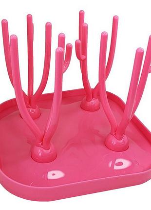 Сушилка для детских бутылочек «кактус» mgz-0219(pink)