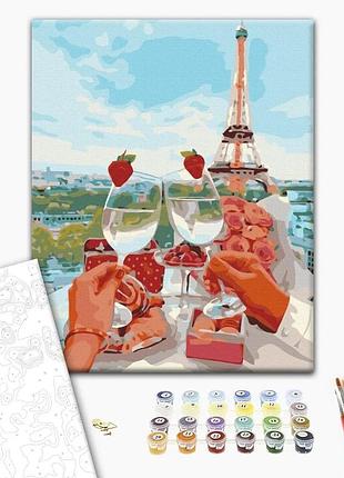 Brushme classic картина по номерам игристый париж, 40×50 см