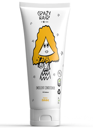 Кондиционер для волос смягчающий hiskin crazy hair с ароматом банана, 250мл, 250 мл