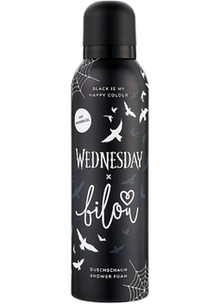 Пінка для душу bilou & wednesday black is my happy, 200мл, 200 мл
