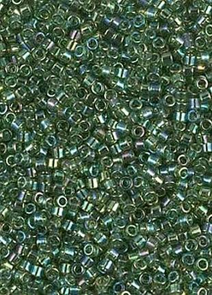 Db-1247 бисер miyuki delica beads 11/0 (блестящий серо-зеленый)