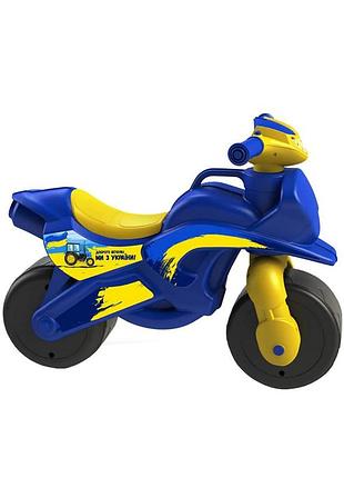 Детский беговел "мотобайк" doloni toys 0139/64 музыкальный
