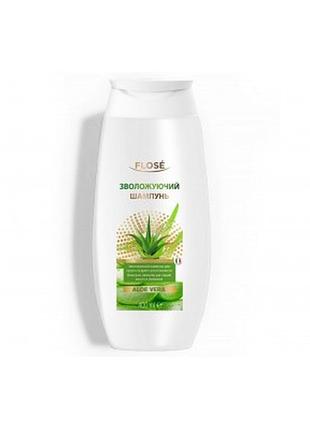 Шампунь увлажняющий для сухих и очень сухих волос с aloe vera flose, 400 мл