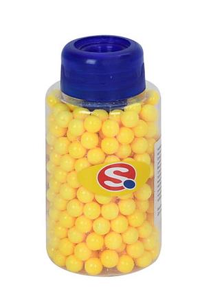 Пульки для детского оружия squ-047(yellow) пластик, 6 мм, 320 шт