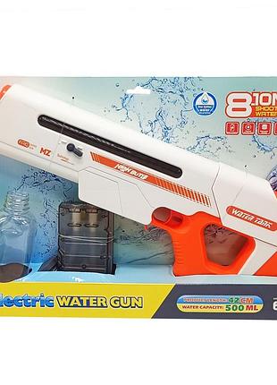 Детский водяной автомат water gun 8005c, на аккумуляторе оранжевый