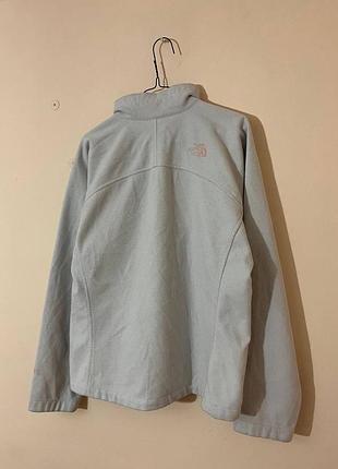 Жіноча флісова кофта the north face, біла 8