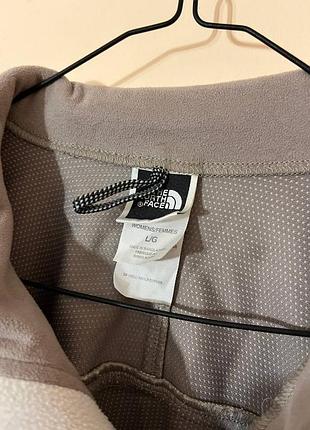 Жіноча флісова кофта the north face, біла 6