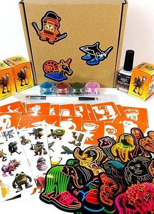Подарочный набор "брейнрот" gift-box-brainrot-3kids