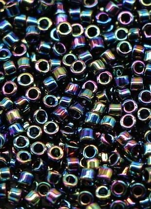 Db-5 бисер miyuki delica beads 11/0 (металлик ирис синий)