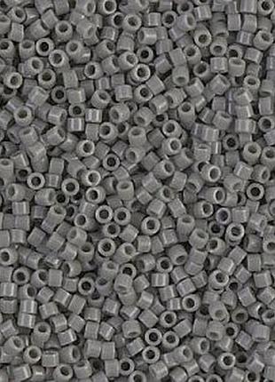 Db-731 бисер miyuki delica beads 11/0 (натуральный серый темный)