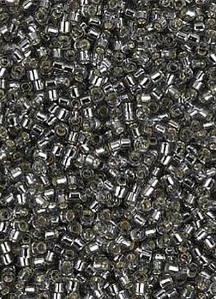 Db-48 бисер miyuki delica beads 11/0 (блестящее темное серебро)