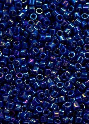 Db-165 бисер miyuki delica beads 11/0 (синий с переливом)