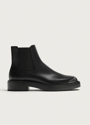 Чоловічі черевики челсі zara boots with metal detail оригінал new!