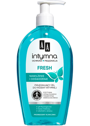 Гель для интимной гигиены aa intimate fresh gel гипоалергенный, 300мл, 300 мл