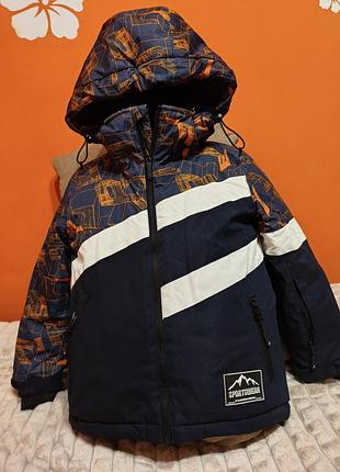 Куртка для хлопчика eurupan design термо 122р, термо куртка
