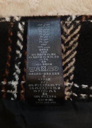Теплая твидовая мини юбка next m 7