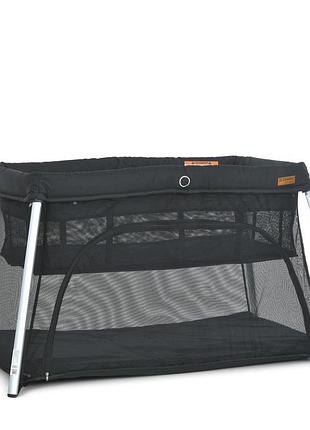 Кроватка-манеж 2 в 1 so easy me 1194 black, до 15 кг