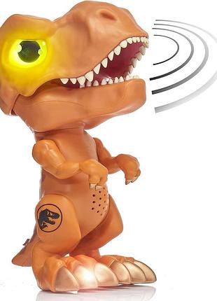 Интерактивная игрушка малыш динозавр (т-рекс) мир юрского периода -jurassic world, t-rex