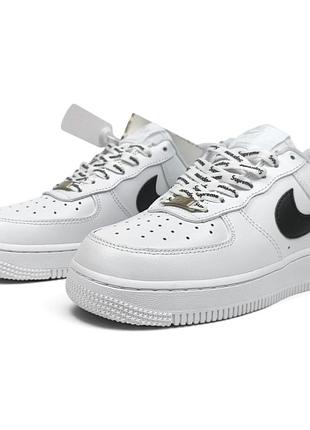 Женские кеды nike air force 1 low x supreme white black