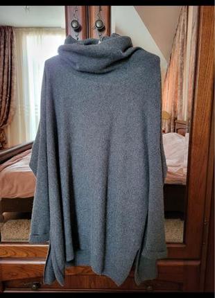 Жіночий светр cocoa cashmere кашеміровий сірий