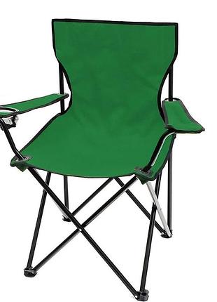 Стілець розкладний великий mountain outdoor 1101-7977-g, з підлокітниками