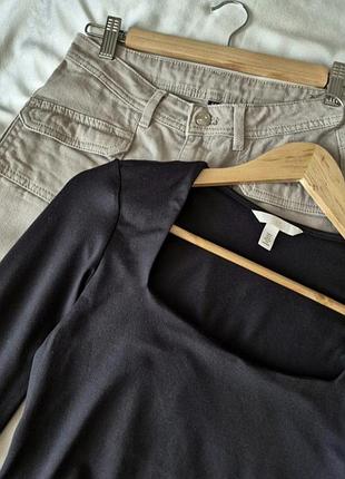 Лонгслив женский h&amp;m 4