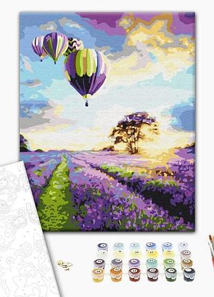 Brushme classic картина по номерам полет над лавандовым полем, 40x50 см