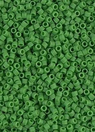 Db-754 бисер miyuki delica beads 11/0 (матовый зеленый)