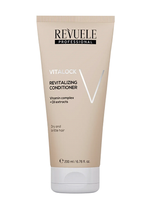 Revuele кондиціонер для відновлення сухого та ламкого волосся hair professional vitalock, 200 мл, 200 мл