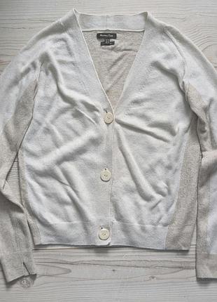 Кардиган із вовною, кашеміром massimo dutti 2