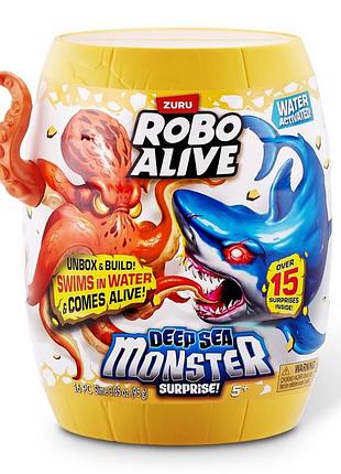 Интерактивный игровой набор "глубоководный сюрприз: осьминог" robo alive s1 pets & robo alive 71155b