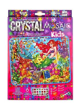 Набір креативної творчості "kids crystal mosaic" crmk-01-05, 6 форм елементів