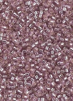 Db-1434 бисер miyuki delica beads 11/0 (блестящий дымчато-розовый)