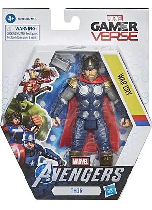 Іграшка hasbro тор 15см месники - thor, gamerverse, avengers