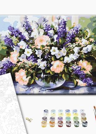 Brushme classic картина за номерами весняний букет, 48x60 см