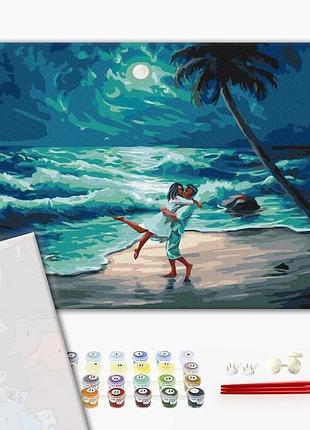 Brushme premium картина по номерам на берегу океана, 40×50 см, 40x50 см