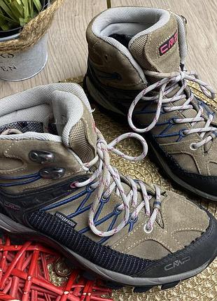 Черевики жіночі cmp rigel mid trekking shoes wp хакі