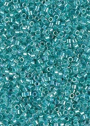 Db-79 бисер miyuki delica beads 11/0 (прокрашенный радужный бирюзовый)