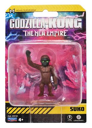 Игровая фигурка suko минимонстры godzilla vs. kong 35760-6 размер 5 см