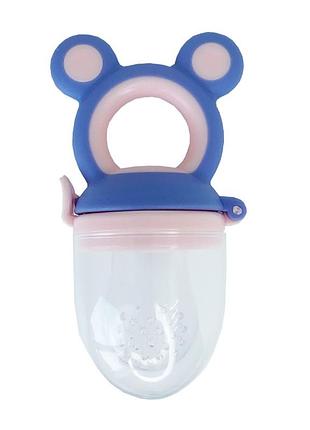 Ніблер для прикорму немовлят "міккі" mgz-0009(blue-pink) рожево-блакитний