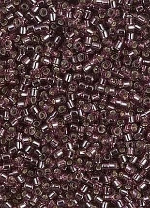 Db-1204 бисер miyuki delica beads 11/0 (блестящий серо-вишневый)