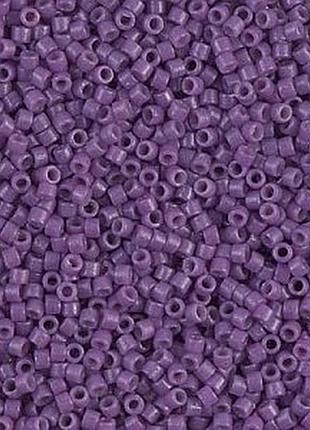 Db-2140 бисер miyuki duracoat delica beads 11/0 (натуральный фиолетовый темный)
