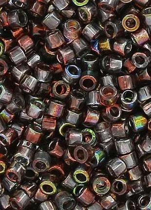 Db-2207 бисер miyuki delica beads 11/0 (металлик бордовый с "бензиновым" переливом)