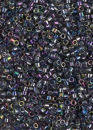 Db-2206 бисер miyuki delica beads 11/0 (металлик синий с "бензиновым" переливом)