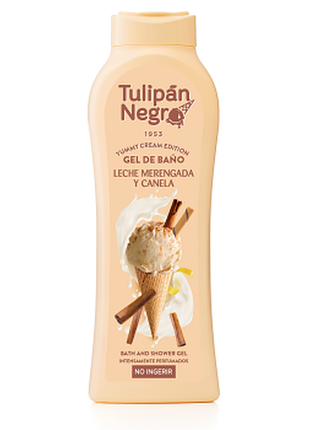 Гель для душа tulipan negro молочное безе 650мл, 650 мл