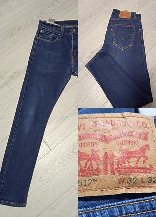Джинси levi's 512w32l32