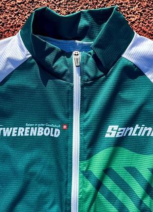 Мужская велоформа, джерси, велофутболка santini 3
