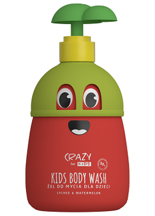 Гель для купания детский hiskin crazy for kids с ароматом личи и арбуз, 500мл, 500 мл