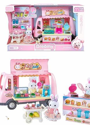 *игровой набор "автобус – кафе на колесах" (аналог sylvanian) арт. 6714